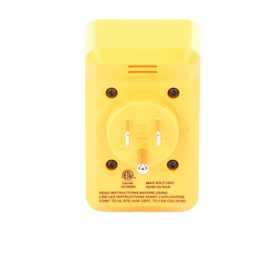 Probador de Tomacorriente Eléctrico Estándar o GFCI con Señal Acústica, Con LEDs de Alto Brillo y Gráfico Incluido Para Verificar Rápida y Fácilmente el Cableado