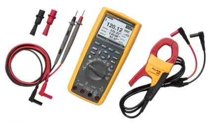 Multímetro Digital Portátil de Verdadero Valor eficaz con función de registro de datos y tecnología TrendCapture; incluye Pinzas Amperimétricas Fluke i400 para 400A AC. Modelo Fluke 289/IMSK
