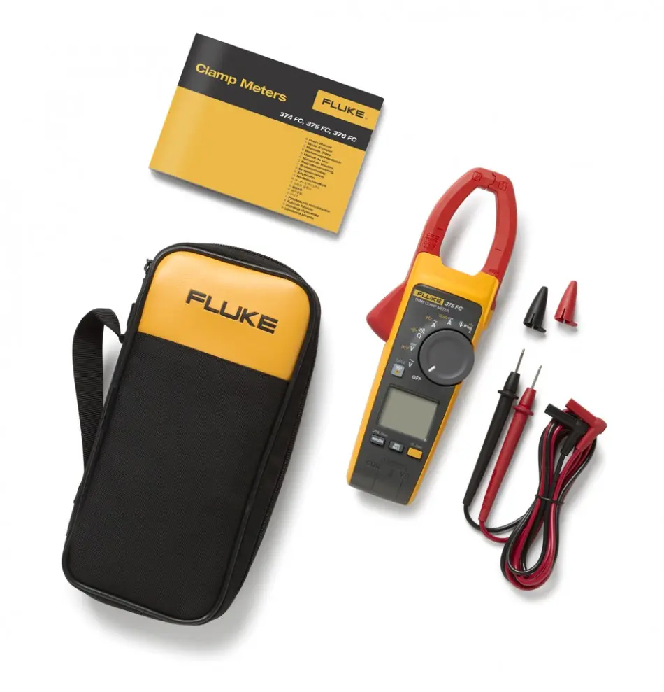 Pinza amperimétrica 600A AC/DC con comunicación inalámbrica Fluke Connect. Filtro de paso bajo para medida en vareadores de velocidad