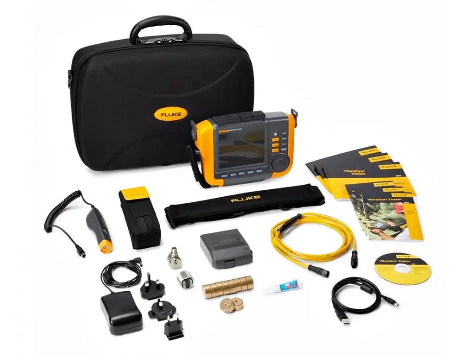 Analizador y diagnostico de vibraciones; 12,000 RPM, incluye SD Card de 2GB, display a color e Interface USB