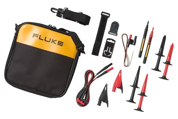 Juego maestro Fluke de puntas y cables de prueba Industriales para instrumentos y multímetros.
