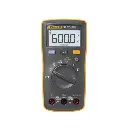 Multímetro Digital de Tamaño Compacto, Para Medición de Corriente y Tensión, Uso con Voltaje Máximo de 600 V, Pantalla LED Retroiluminada - Fluke 107ESP