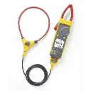 Pinza Amperimétrica de Corriente CC/CA de Verdadero Valor Eficaz con iFlex CAT III 1500 V. Ideal para Sistemas Solares, Eólicos, Baterías, Inversor, etc. - Fluke 393FC