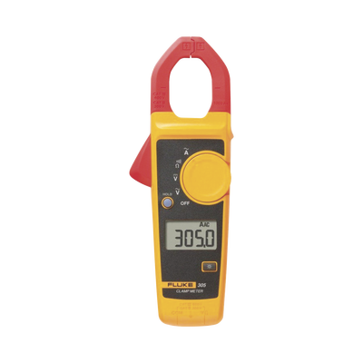 Amperimetro de Gancho, Para Medida de Corriente en CA de 999 A y Tensión en CA y CC de 600V - Fluke 305/EMESP