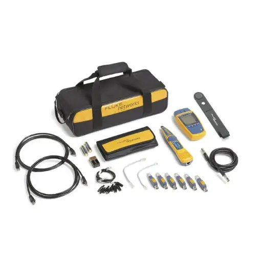 [MS2-KIT] Kit Profesional de Verificador de Red MicroScanner2, para Comprobación de Redes de Voz, Datos y Video, Con Pantalla LCD Retroiluminada