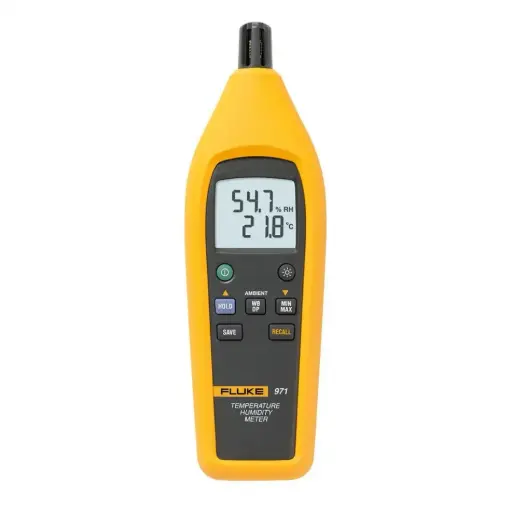[FLUKE-971] Medidor de Temperatura y Humedad (Termohigrometro) digital de doble Pantalla.