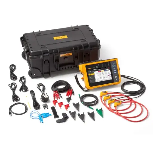 [FLUKE-1777] Analizador de calidad eléctrica avanzado clase A. Estudios de calidad de la energía eléctrica y fallos por transitorios de hasta 8KV (20MS/s).