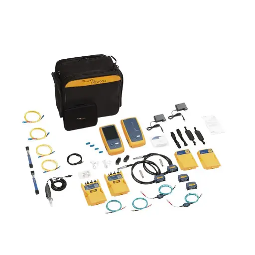 [DSX2-8000QIINT] Certificador DSX-8000 para Cable de Cobre Cat5e, Cat6, Cat6A y Cat8, Con Módulos OLTS Quad CertiFiber Pro, Con WiFi Integrado y Pantalla LCD de 5.7 in, Versión Internacional