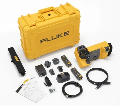 [FLK-TiX580 9HZ] Cámara termográfica Fluke -20 a 1,000ºC. Súper resolución en software de 1280 x 960. Pantalla táctil