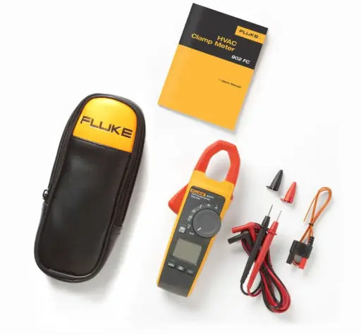 [FLUKE-902 FC] Amperimetro de Gancho RMS 600A con medida de Temperatura, mA, Capacitancia. Tecnología inalambrica FlukeConnect