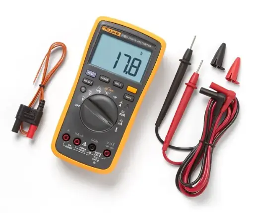 [FLUKE-17B+ ESP] Multímetro Avanzado Residencial con medida de Temperatura.