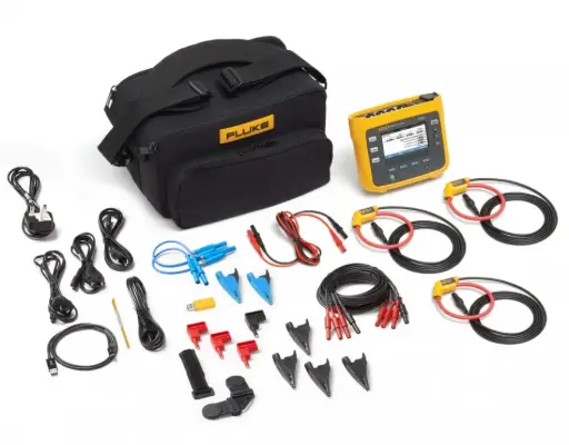 [FLUKE-1734] Kit Registrador de Potencia WiFi 3 pinzas iFlex 1500A Fluke Connect